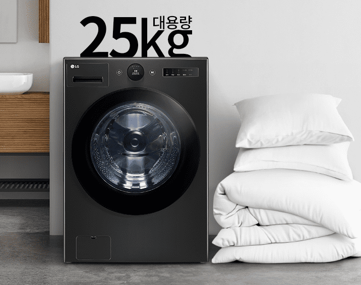 LG 드럼세탁기 25KG 최대용량 